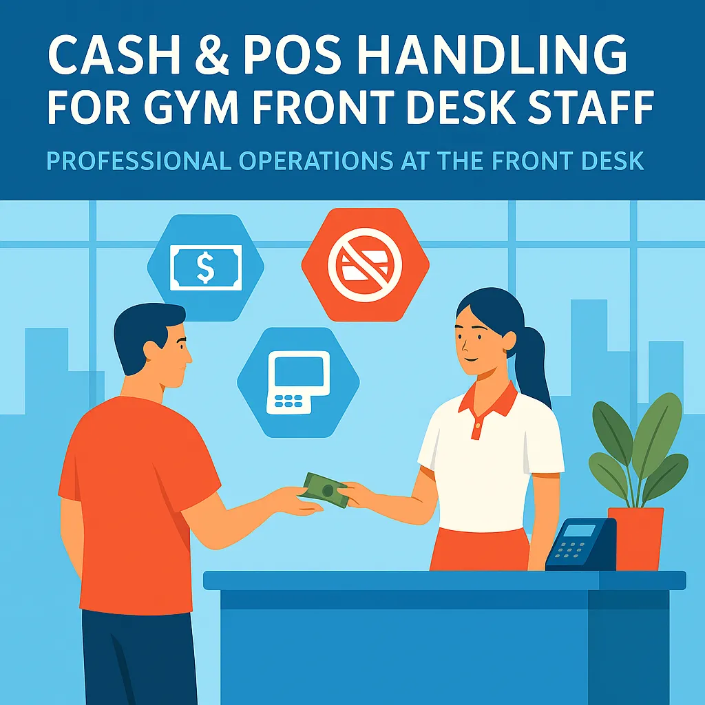 Cash & POS Handling for Gym Front Desk Staff